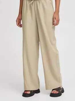 Брюки из ткани ихлино Ichi, бежевый