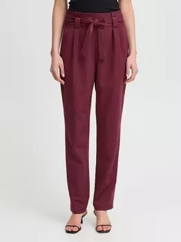 Брюки из ткани ixcaisy pa Ichi, бордовый