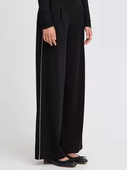 Брюки из ткани ixkate в ширину Ichi, черный