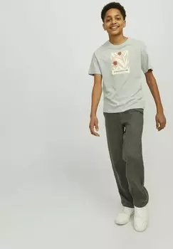 Брюки из ткани Jack & Jones, темно-зеленый