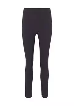 Брюки из ткани «клетчатка», приталенного кроя, с завышенной талией, женские Galeria, цвет Marine