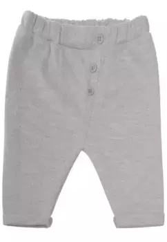 Брюки из ткани лилипут с удобным ребристым поясом Liliput, серый