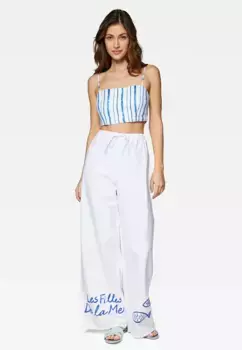 Брюки из ткани Mavi "FISH PRINTED WOVEN PANTS", брюки Maviterranean, белый