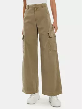 Брюки из ткани мешковатого кроя Gap, коричневый