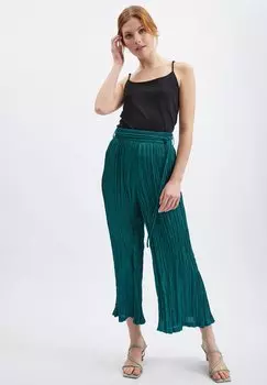 Брюки из ткани ORSAY, темно-зеленые