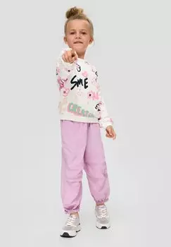 Брюки из ткани PARACHUTE MIT HOHEM BUND s.Oliver, цвет rosa