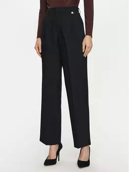 Брюки из ткани прямого кроя U.S. Polo Assn., черный