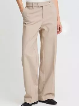 Брюки из ткани pzbindy Pulz Jeans, бежевый