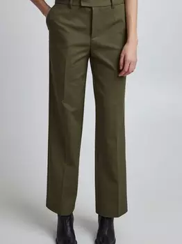 Брюки из ткани pzbindy Pulz Jeans, хаки