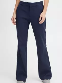 Брюки из ткани pzbindy Pulz Jeans, синий