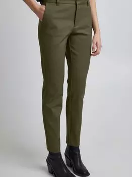 Брюки из ткани pzbindy Pulz Jeans, зеленый