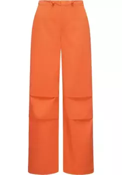 Брюки из ткани Ragwear "Парагата", стильные брюки-парашюты на кулиске, цвет Orange