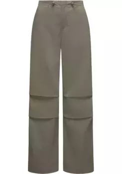 Брюки из ткани Ragwear "Парагата", стильные брюки-парашюты на кулиске, цвет Mokka