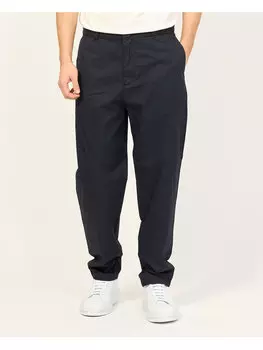 Брюки из ткани regular fit Armani Exchange, синий