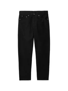 Брюки из ткани regular fit Carhartt Wip, черный