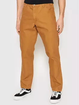 Брюки из ткани regular fit Dickies, коричневый