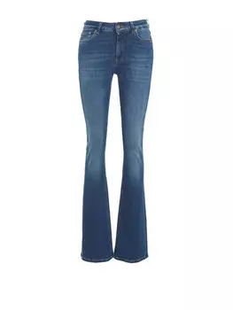 Брюки из ткани regular fit Dondup, синий