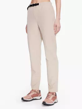Брюки из ткани regular fit Jack Wolfskin, бежевый