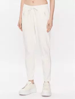 Брюки из ткани regular fit Marc Aurel, белый