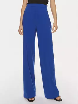 Брюки из ткани regular fit Patrizia Pepe, синий