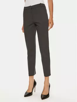 Брюки из ткани regular fit Pinko, серый