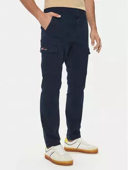 Брюки из ткани regular fit Tommy Jeans, синий