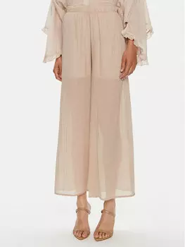 Брюки из ткани regular fit Vicolo, бежевый