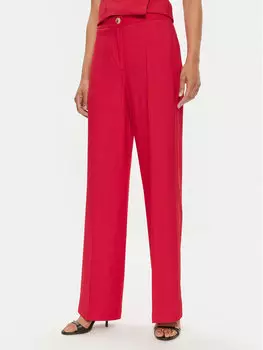 Брюки из ткани regular fit Vicolo, красный