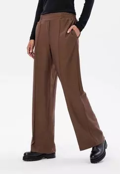 Брюки из ткани RITA FRATERNITY, коричневый
