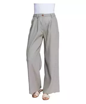 Брюки из ткани рулан зеленые Zhrill, серый