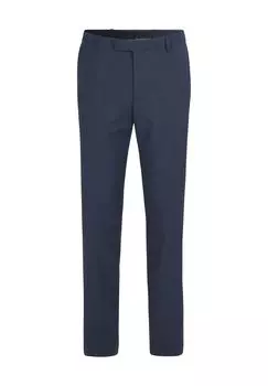 Брюки из ткани Ryan, прожатые складки, удлинение талии, мужские pierre cardin, цвет Black Iris