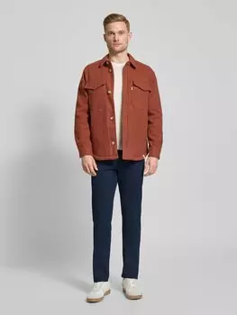 Брюки из ткани с 5 карманами bugatti, синий