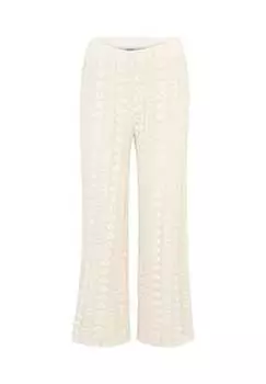 Брюки из ткани с эластичным поясом Cartoon, цвет 1056 eggnog