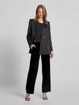 Брюки из ткани с эластичным поясом Emporio Armani, черный