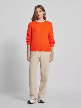 Брюки из ткани с эластичным поясом LOLLYS LAUNDRY, песочный