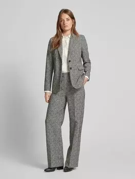 Брюки из ткани с французскими карманами comma, черный