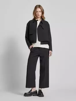 Брюки из ткани с французскими карманами модель «Цисилия» Someday, черный