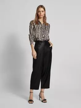 Брюки из ткани с французскими карманами модель «Маруто» OPUS, черный