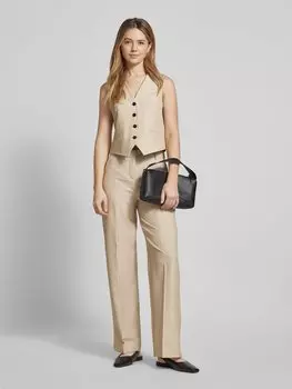 Брюки из ткани с французскими карманами модель «ДАНТА» B.Young, бежевый