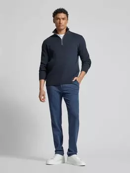 Брюки из ткани с французскими карманами модель «Мотт» Scotch & Soda, темно-синий