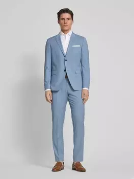 Брюки из ткани с французскими карманами модель «Тенута» Tiger Of Sweden, светло-голубой