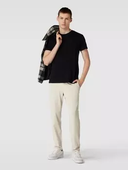 Брюки из ткани с французскими карманами модель «МАРК» Only & Sons, кремовый