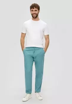 Брюки из ткани s.Oliver, бирюзовый