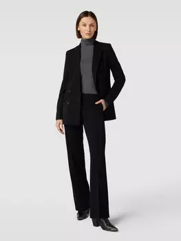 Брюки из ткани с запрессованными складками Jake*s Collection, черный