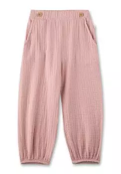 Брюки из ткани Sanetta Pure, цвет rosa