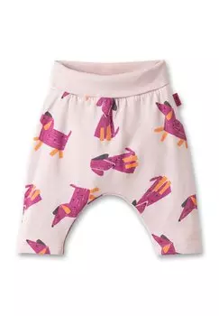 Брюки из ткани Sanetta Pure, цвет rosa