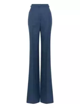 Брюки из ткани шамбре Gabriela Hearst, синий