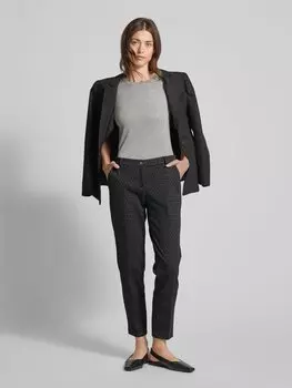 Брюки из ткани укороченного фасона Brax, черный