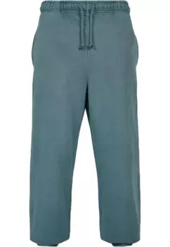 Брюки из ткани URBAN CLASSICS "Мужские перекрашенные спортивные штаны Urban Classics" (1 шт.), синий