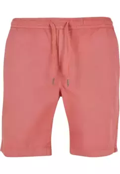 Брюки из ткани URBAN CLASSICS "Мужские спортивные шорты из эластичного твила Urban Classics" (1 шт.), розовый